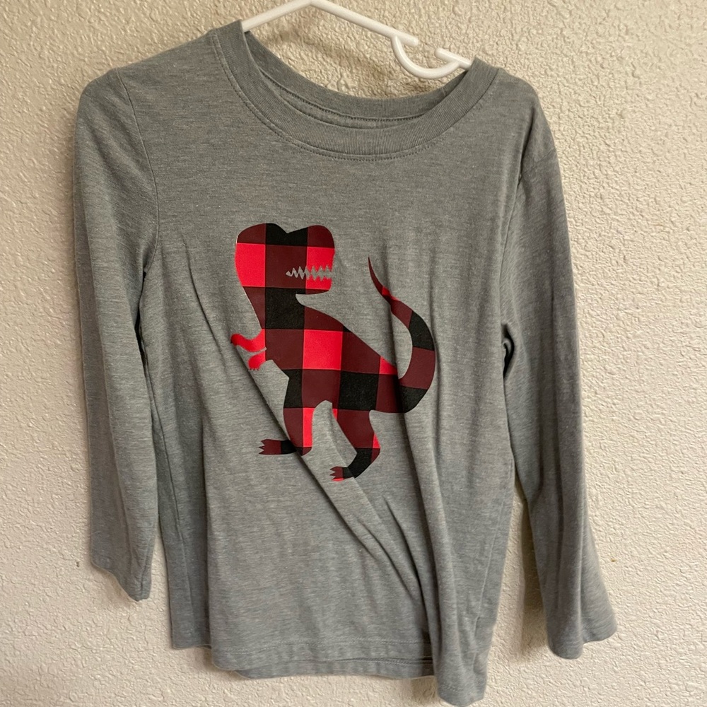 Cat and Jack 4T long sleeve fall Dino shirt